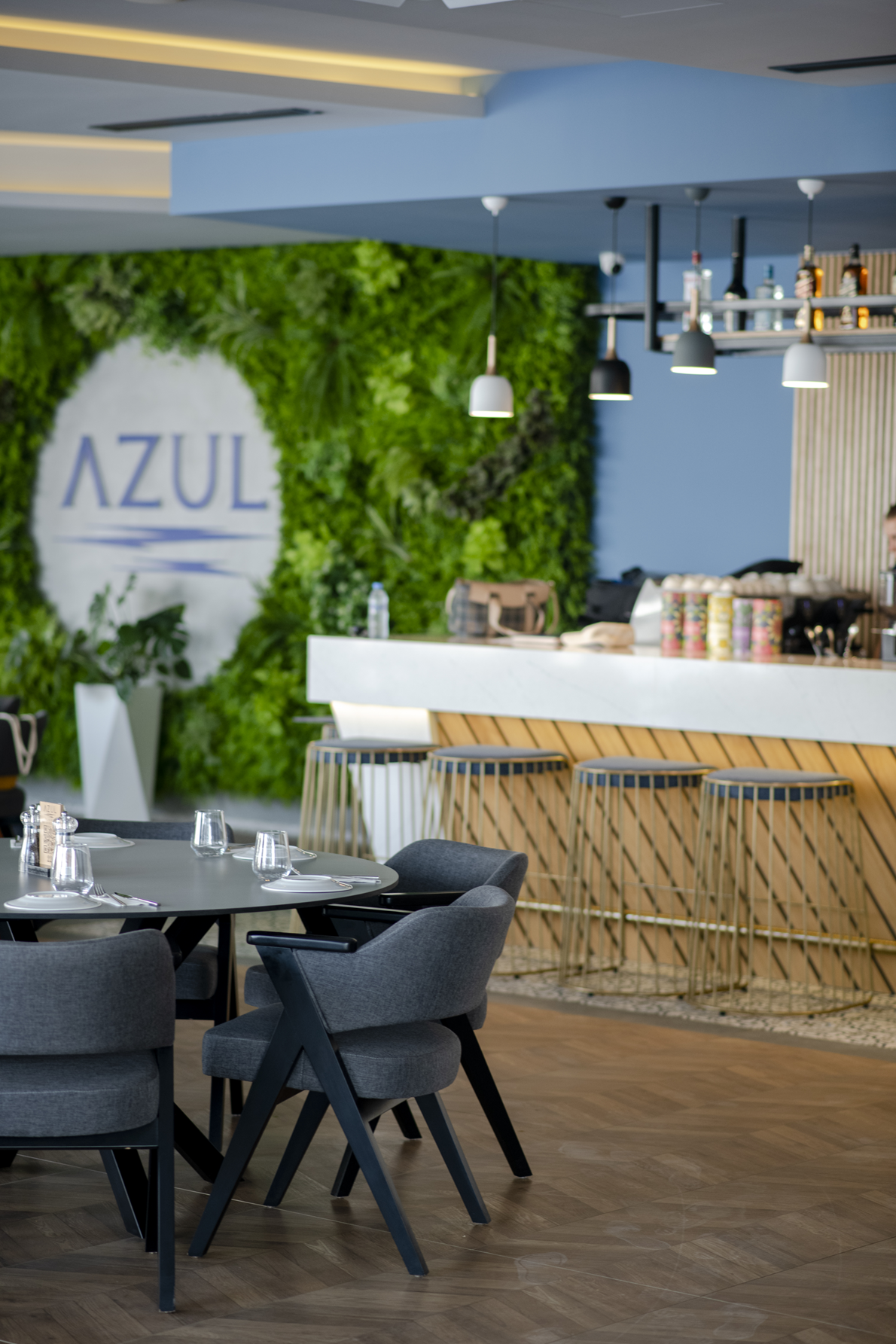 Przestrzeń gastronomiczna Azul