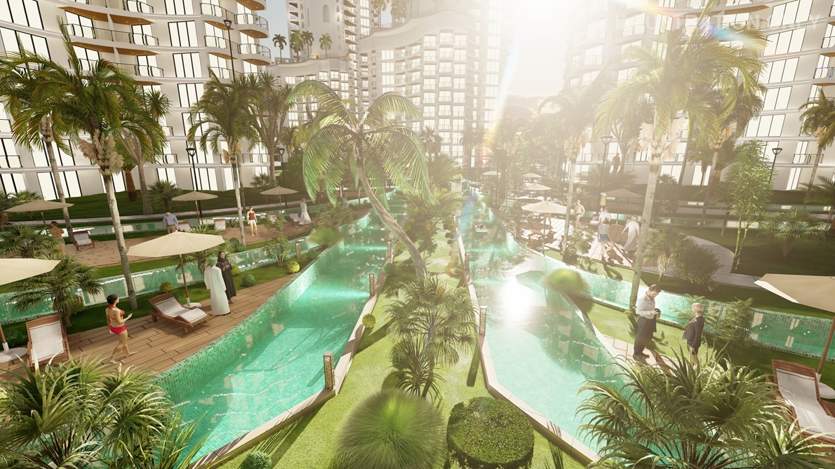 Caesar Palm Jumeirah – widok na kompleks apartamentowy premium na Cyprze Północnym