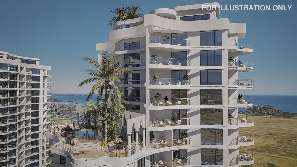Balkony i wieże Caesar Palm Jumeirah