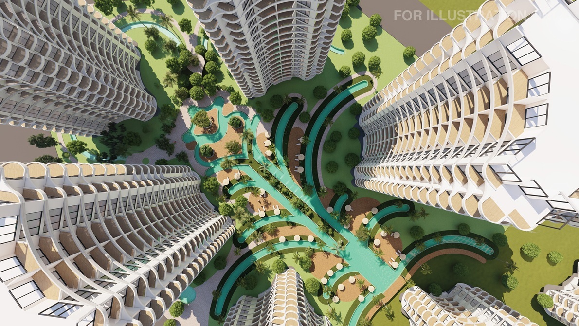 Caesar Palm Jumeirah – dziedziniec